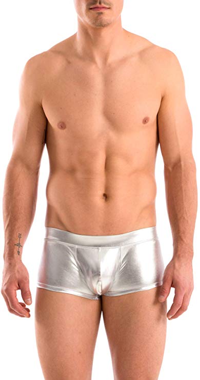 Gary Majdell Sport Mens New Liquid Metallic Hot Body Boxer Swimsuit
