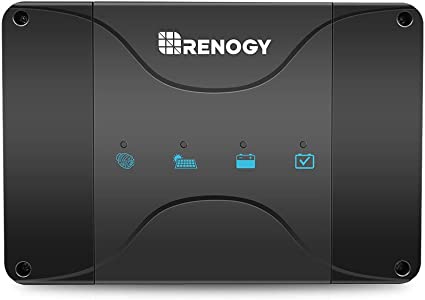 Renogy DC On-Board Charger with MPPT Gel, AGM, and Lithium Batteries, w, Using Multi-Stage Charging, 12V 50A 50A DC On-Board Charger w/MPPT