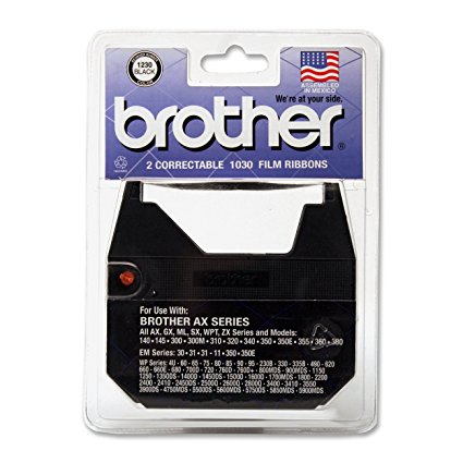 Brother 1030 Correctable Ribbon for Daisy Wheel Typewriter (2 pack)