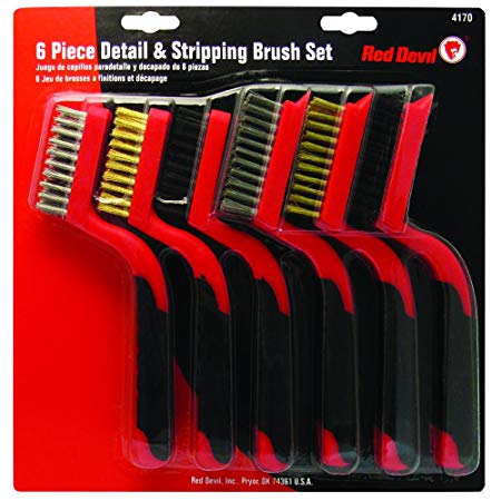 Red Devil 4170 6 Piece Wire Brush Set