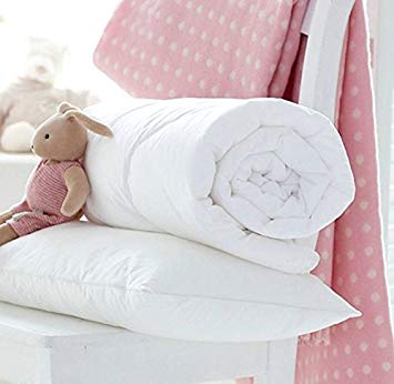 Egypto Anti-Allergy Cot Bed Duvet and Pillow Set - Available in 4.5, 7.5 & 9 TOG (120 x 150cm) (9 TOG)
