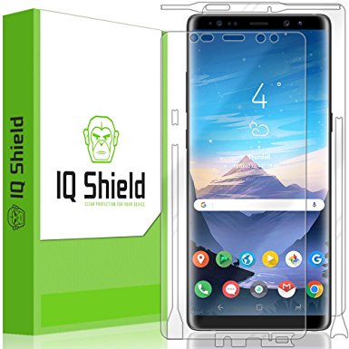 Galaxy Note 8 Screen Protector, IQ Shield LiQuidSkin Full Body Skin   Full Coverage Screen Protector for Galaxy Note 8 HD Clear Anti-Bubble Film