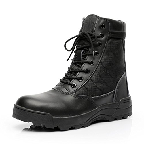 GOUPSKY Military Tactical Boots For Women Men Comp Toe Jungle Combat Boots With Side Zip