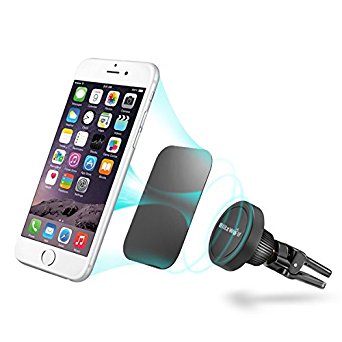 Magnetic Car Air Vent Mount Holder, Blitzwolf 360 Degree Rotation Car Mount for iPhone Samsung Xiaomi (Black)