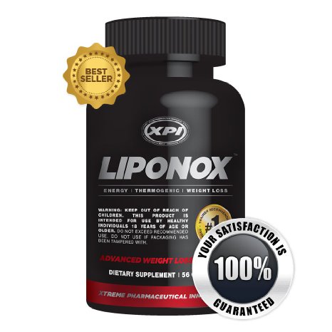 Liponox - Fat Burning Supplements - Metabolism Booster - Top Rated Energy Enhancer - Carb Blocker