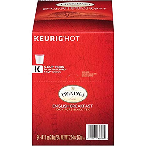 Twinings English Breakfast Tea Keurig K-Cups, 48 Count