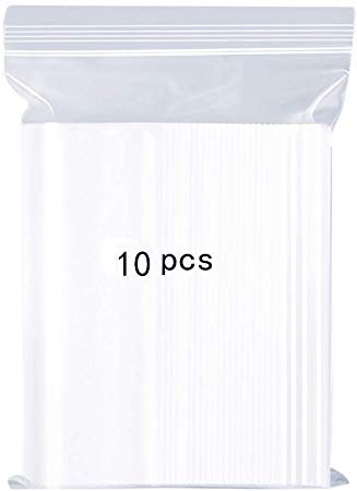 Resealable Clear Plastic Bags,Sealed Storage Pouches,Thickening Durable,Press Seal Bags,Suitable for Household Quilts, Clothing Storage Bags, Reusable Sealed Bags,17.7x23.6"/45x60cm 10PCS