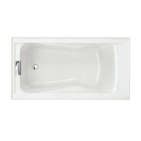 American Standard 2425V-LHO002.020 Evolution 5-Feet by 32-Inch Deep-Soak Bathtub with Apron Left Hand Drain Outlet, White