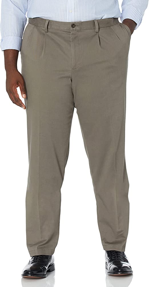 Dockers Mens Easy Khaki Classic Fit Pant-Pleated D3