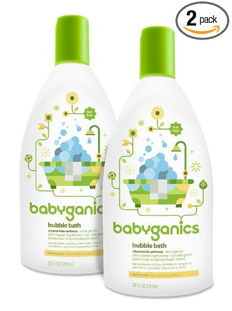 Babyganics Baby Bubble Bath Chamomile Verbena 20oz Bottle Pack of 2