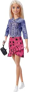 Barbie: Big City, Big Dreams Barbie “Malibu” Roberts Doll (Blonde, 11.5-in) Wearing Jacket, Skirt & Accessories, Gift for 3 to 7 Year Olds