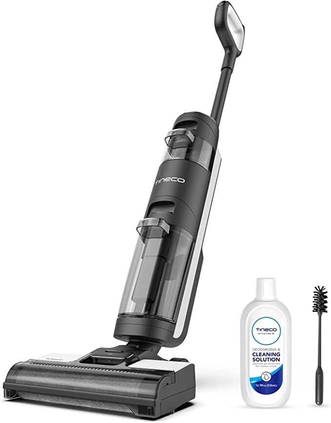 Tineco Floor One S3 Breeze Cordless Hardwood Floors Cleaner, Lightweight Wet Dry Vacuum Cleaners for Multi-Surface Cleaning with Smart Control System