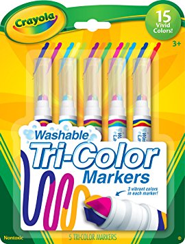 Crayola 5 Count Washable Triple Tip Markers