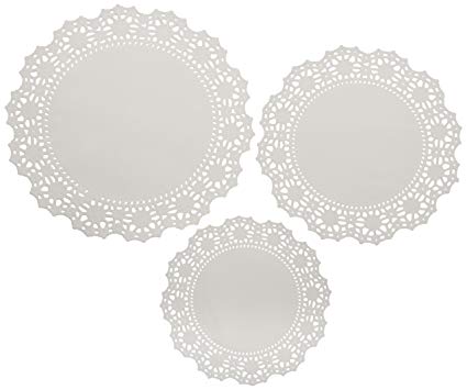 Wilton 2104-90005 24 Count Doilies, Multipack, White