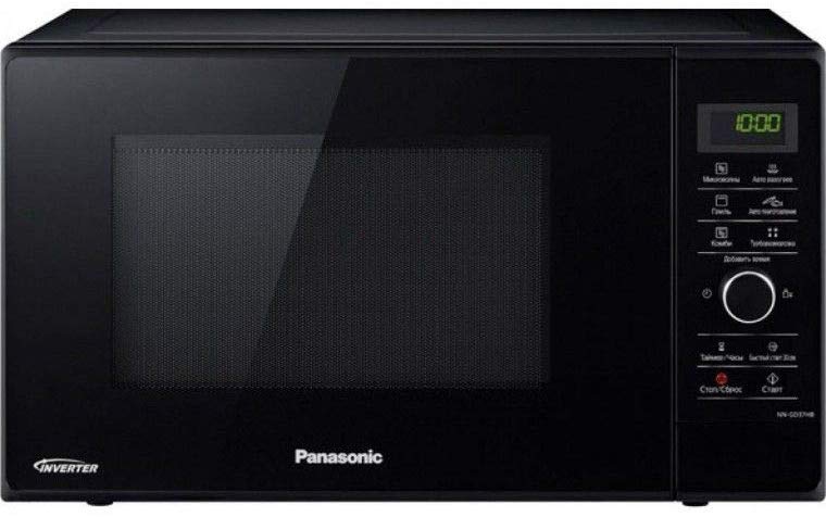 Panasonic NN-GD37HB 1000-Watt Grill Microwave Oven, 220V (Not for USA - European Cord), 23-Liter, Black