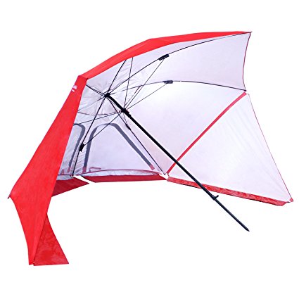 EasyGo BrellaTM -The Ultimate 2 in 1 Umbrella Shelter - Works as a Sport or Beach Canopy Tent - Opens in 5 Seconds!!!