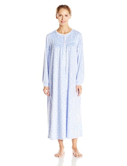 Lanz of Salzburg Women's Microfleece Long Nightgown