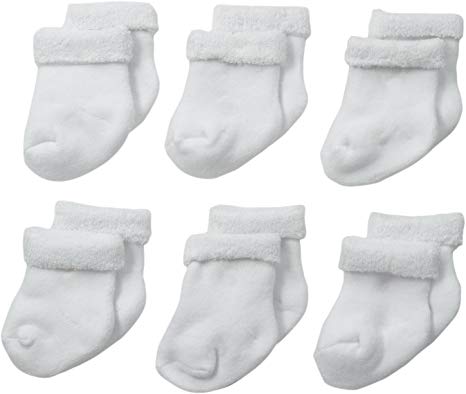 GERBER Baby Girls' 6-Pair Sock