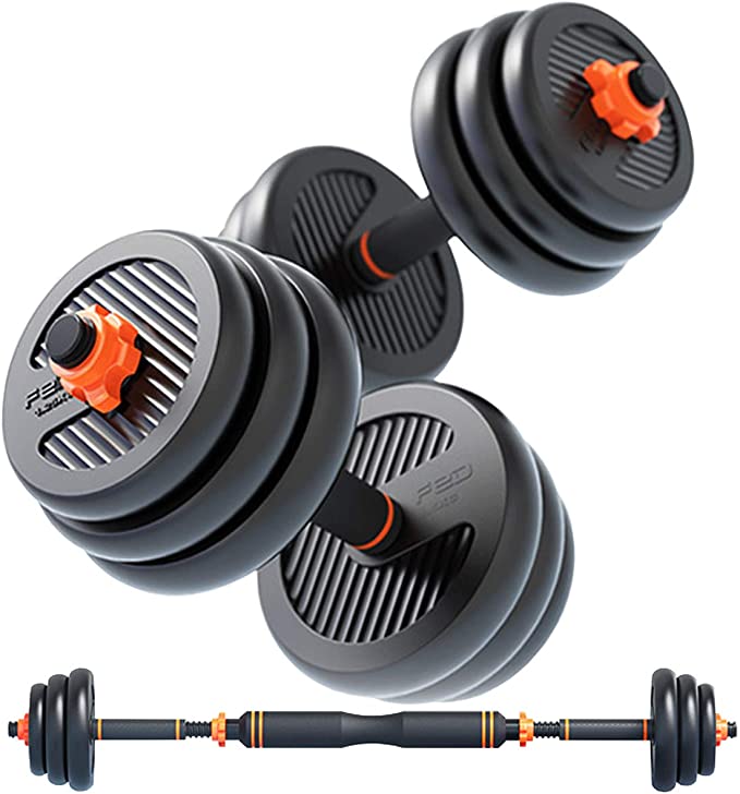 Gnpolo Dumbbells Free Weights Set Workout Exercise Adjustable Barbell Gym Fitness Equipment