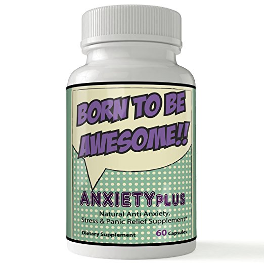 Anxiety Relief | Ansiedad Pastillas | Pastillas para Aliviar Depresion, Ansiedad y Tristeza | Anti Anxiety Supplement | Born to Be Awesome | Anxiety Pills 60 Count