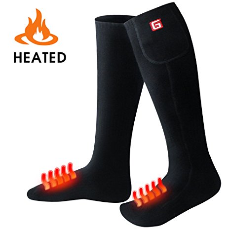Electric Heated Socks with Rechargeable Battery for Chronically Cold Feet Large Size