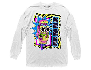 Ripple Junction Rick and Morty Wubba Lubba Dub Dub Skate Graphic Long Sleeve