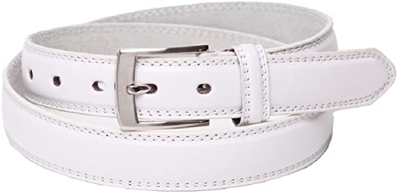 Men's Leather Lined Belt, Classic Milano 1" Wide