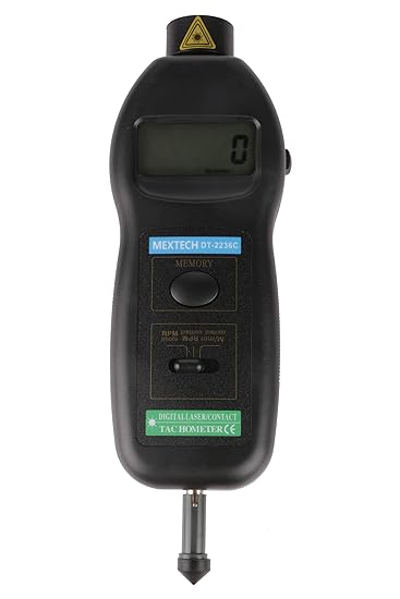 Mextech DT-2236C Non-Contact and Contact Tachometer