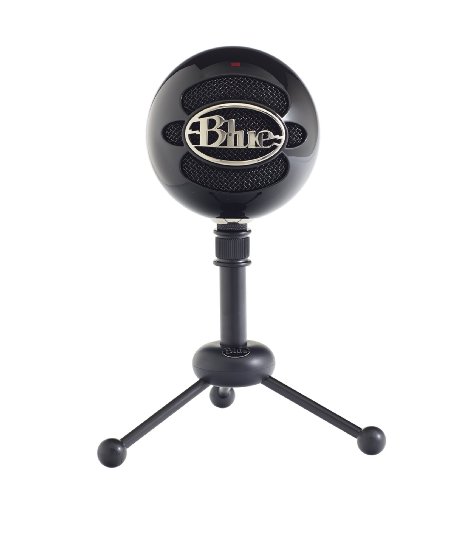 Blue Microphones Snowball OmnidirectionalCardioid USB Microphone - Black