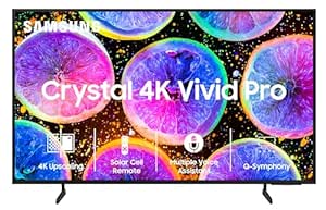 Samsung 108 cm (43 inches) Crystal 4K Vivid Pro Ultra HD Smart LED TV UA43DUE77AKLXL (Black)