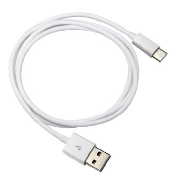Usb Type C Cable, WonderfulDirect USB 2.0 Type C (USB-C) to Type A (USB-A) Cable in White 3.3 FT