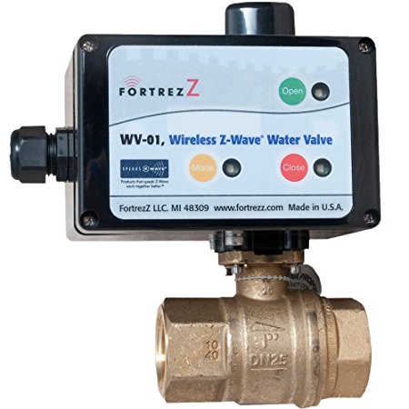 Wireless Z-Wave Water Valve 1" ; Cert ID: ZC08-13040028
