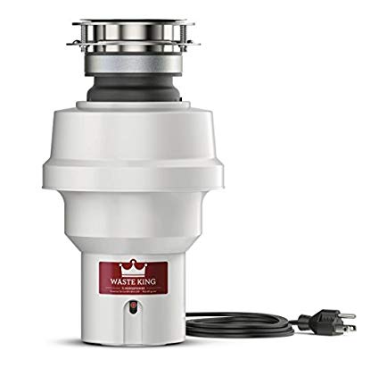 Waste King Legend Series 1/2 HP Garbage Disposal with Power Cord - (9920)
