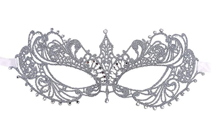 AbbyLexi Women's Pretty Lace Masquerade Halloween Party Eye Mask