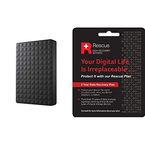 Seagate Expansion 4 TB Portable External Hard Drive with 2 Years Data Recovery Plan