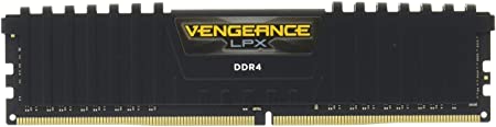 Corsair CMK8GX4M2C3000C16 Vengeance LPX 8GB Kit (2 x 4GB) DDR4 3000MHz Memory Kit - Black