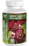 Just Potent Caralluma Fimbriata Extract  All Natural Weight Loss Supplement and Appetite Suppressant  800mg Per Serving  60 Capsules