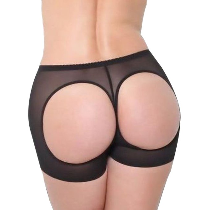 Ekouaer Womens Butt Lifter Enhancer Girdle Boyshort Panties w Open Hip