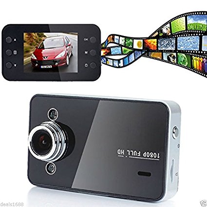 FUSHITON 2.0" LCD Vehicle HD Car Dash Camera DVR Cam Recorder Night Version HDMI G-sensor Support 32G TF Card Parking Monitor Motion Detection Loop Recording