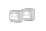 Mr Beams MB532 Battery Operated IndoorOutdoor Motion-Sensing LED Step Light White 2-Pack