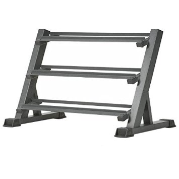 AmStaff TR007 3-Tier Commercial Dumbbell Rack Feature 60”