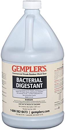 GEMPLER’S Extra-Strong All Natural Bacterial Digestant, 1 Gallon, for Treating and Keeping Septic Tanks and Drain Lines Clear   Best Odor Eliminator for Drains, Grease Traps, Sinks, Urinals/Toilets