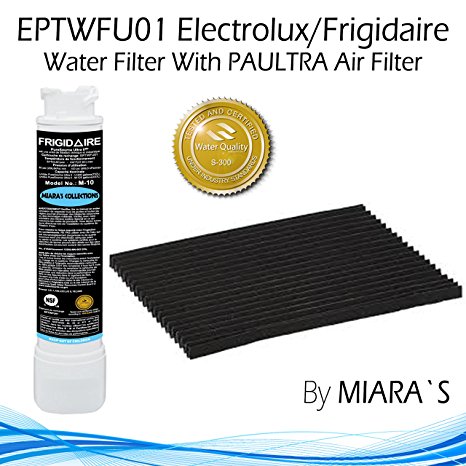 EPTWFU01 Water Filter Frigidaire/Electrolux -Free Paultra Air Filter Refrigerator By Miara`s Collections