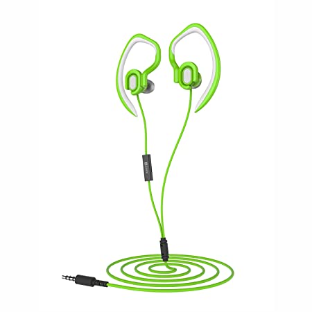 Zakk Venom in-Ear Wired Earphones with Mic (Green)