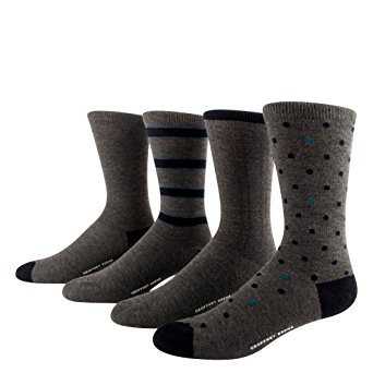 Geoffrey Beene Mens Socks - Dress Socks - 4 Pack Casual Socks - Sizes 10 - 13