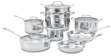 Cuisinart 44-13 Contour Stainless 13-Piece Cookware Set