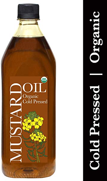 Daana Premium Organic Mustard Oil, Cold Pressed, Single Origin, 1l
