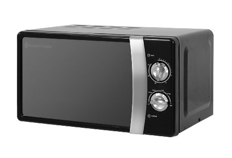 Russell Hobbs RHMM701B 17L 700W Manual Microwave, Black