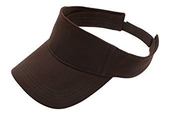 Premium Visor Cap By Top Level - Lightweight & Comfortable Unisex Sun Protector - Adjustable Velcro Strap - Stylish & Elegant Design For Everyone - Available In Many Different Trendy Colors