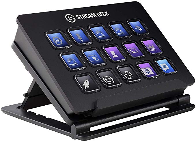 Elgato Stream Deck – Custom A 15 Pack of LCD Key with Live Content Create Controller (Authorized Distributor, 1 Year Manufacturer Warranty)